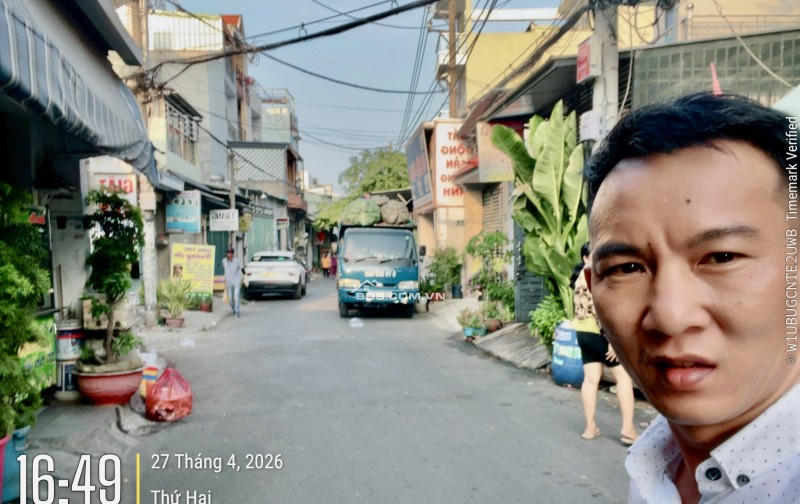 BÁN NHÀ HẺM 8M PHẠM ĐĂNG GIẢNG  DT 4.5 X 30 Nở Hậu Hậu 6m Giá 8.5 Tỷ